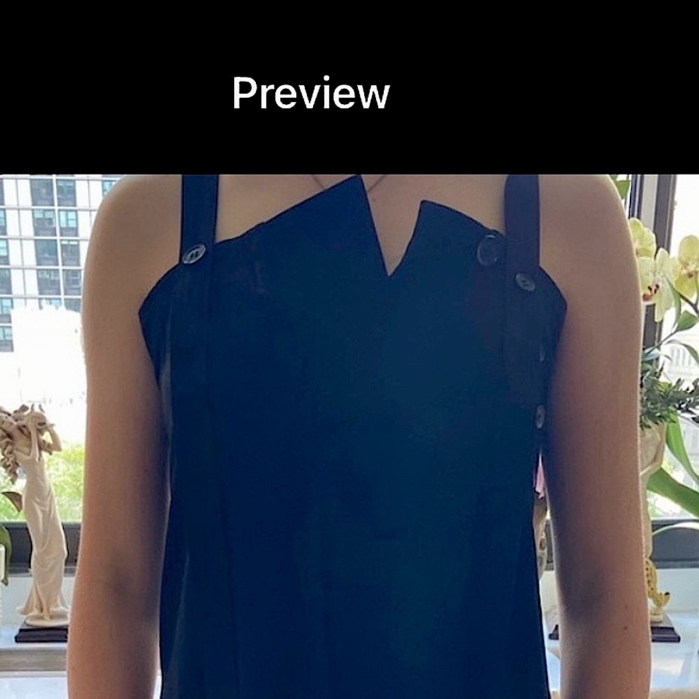YOHJI Yamamoto black,Sz 1 USA. 0- 12 asymmetric, beautiful  cocktail, dress